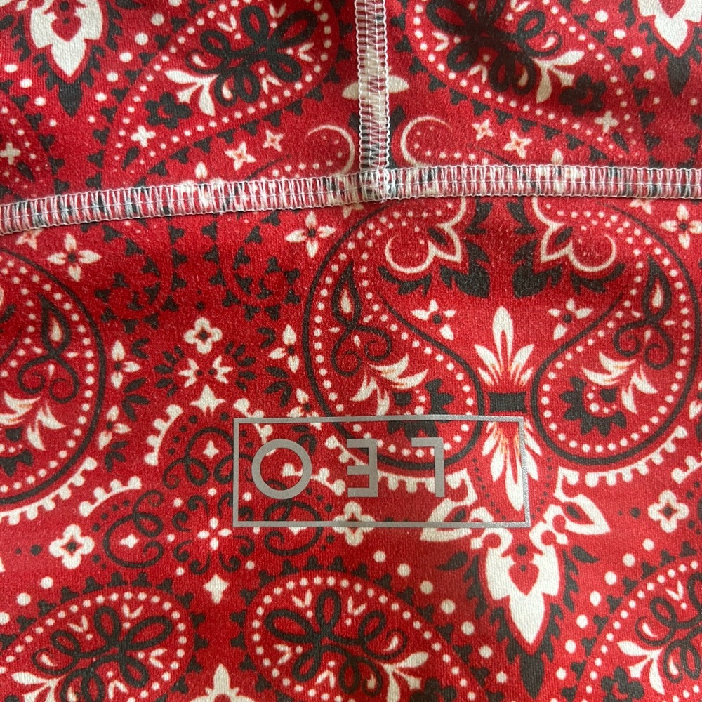 FLEO Red Paisley CrossFit spanks